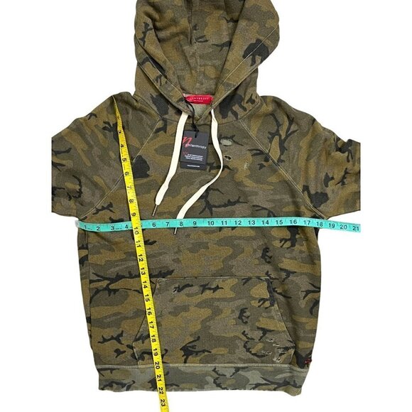 n:PHILANTHROPY Gamble Hoodie Sweatshirt in Olive Camo SZ Small NWT - Picture 11 of 11